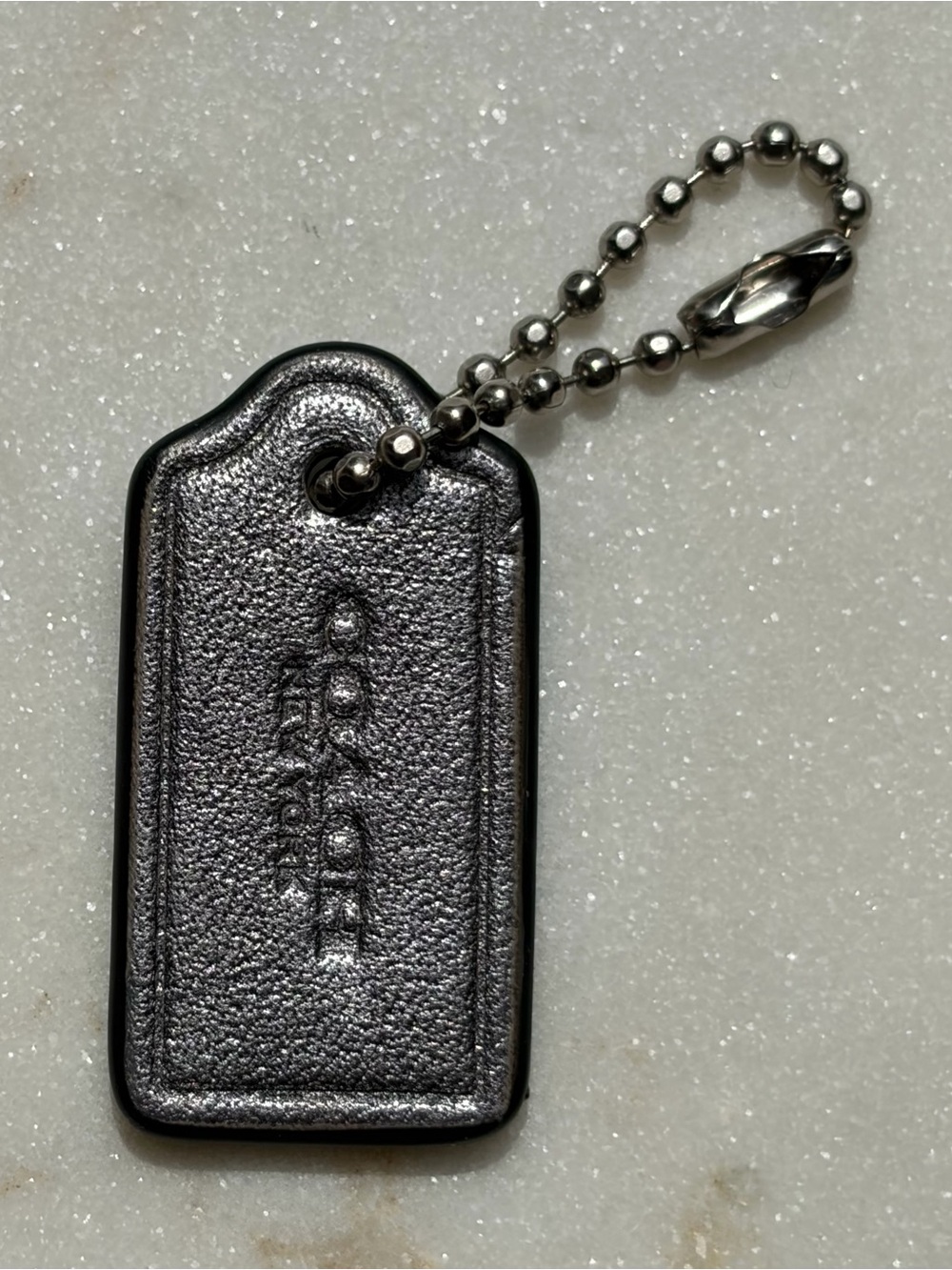 Coach Hangtag Silver Replacement